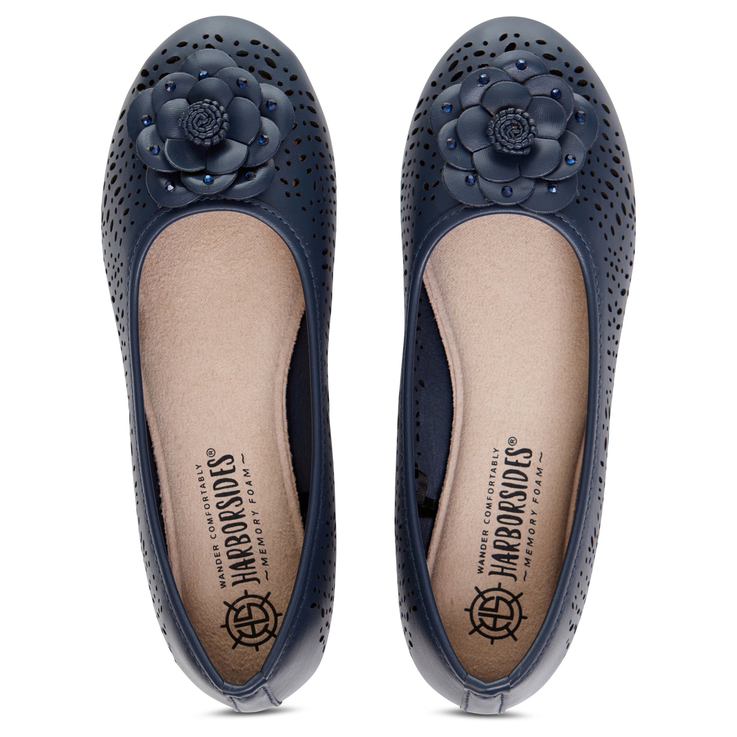 Round Toe Cut Out Flower Detail Ballet Flat (Antwerp)