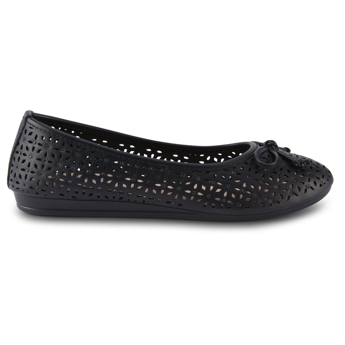 Round Toe Cutout Ballet Flat (Aryth)