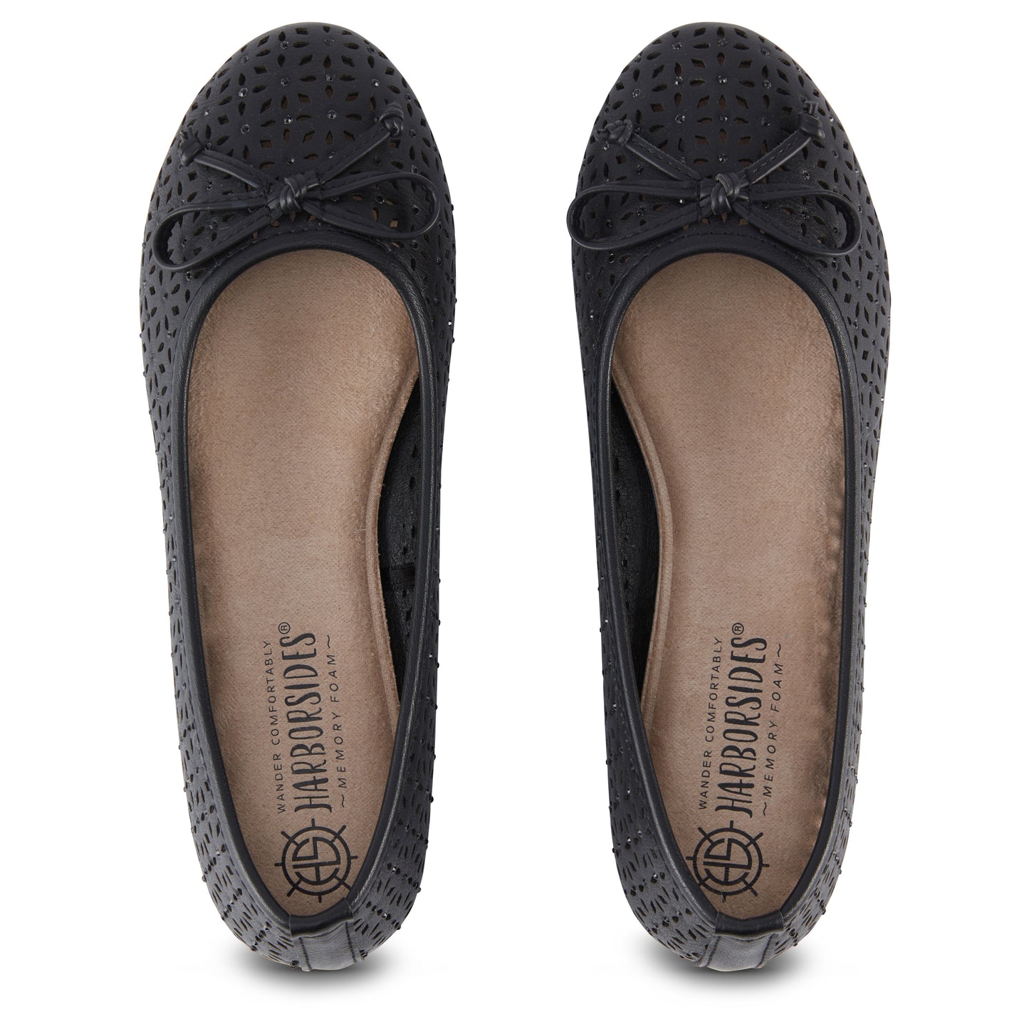 Round Toe Cutout Ballet Flat (Aryth)