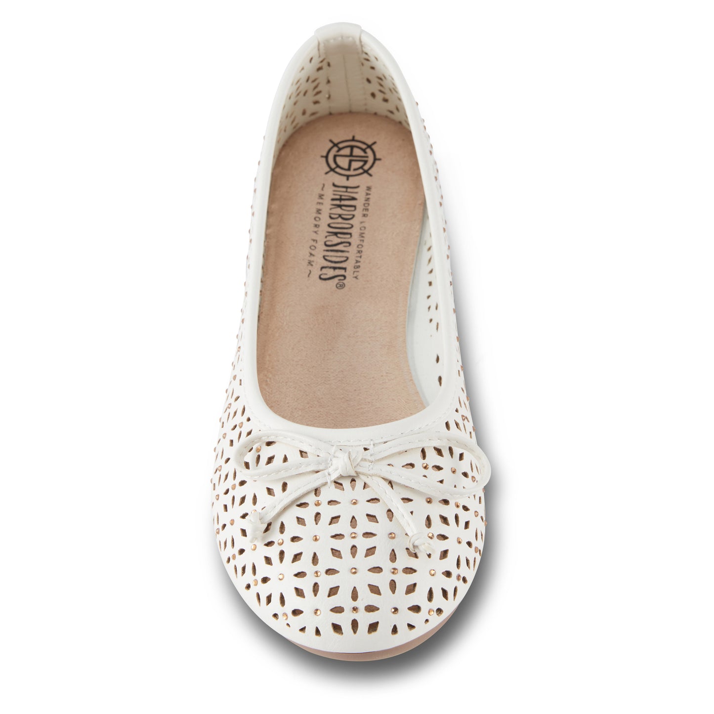 Round Toe Cutout Ballet Flat (Aryth)