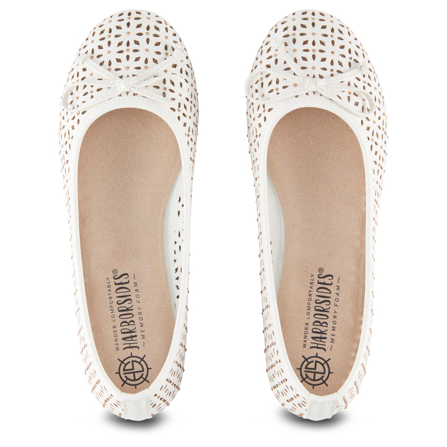 Round Toe Cutout Ballet Flat (Aryth)
