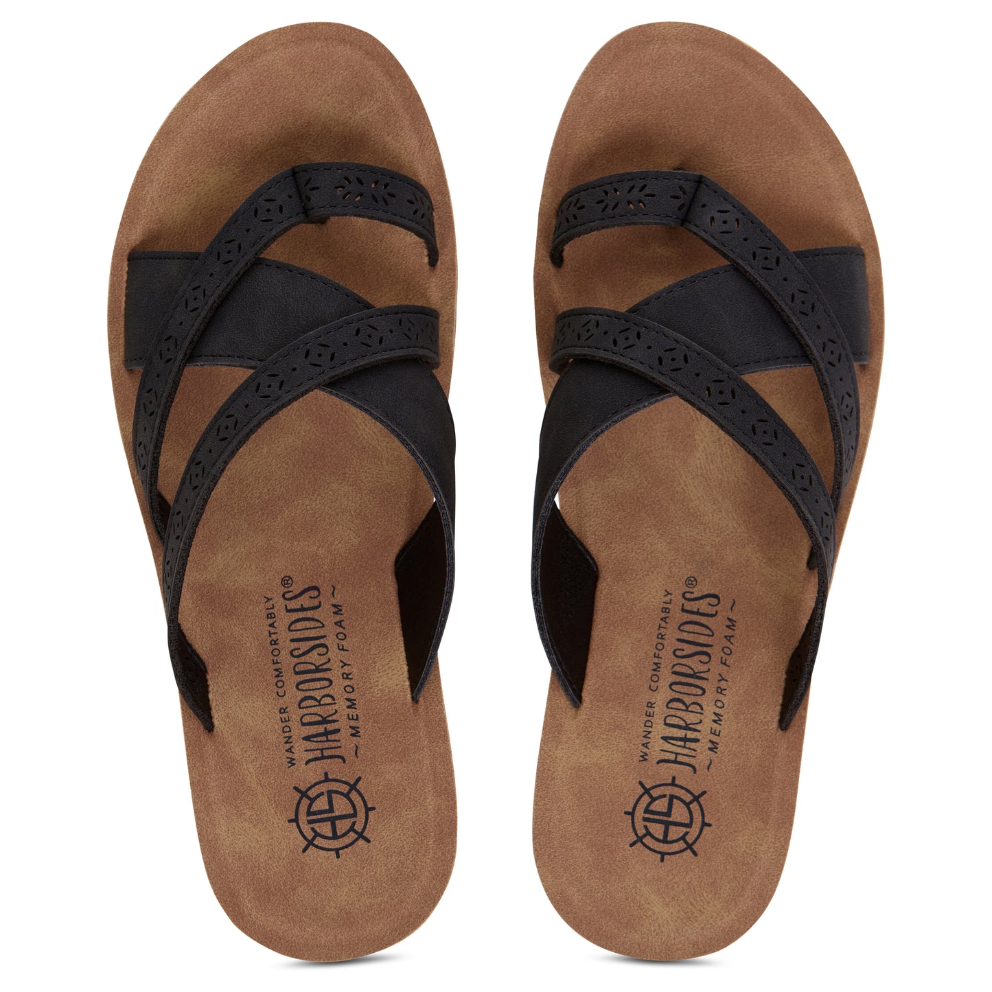 Open Toe Multi Strap Cut Out Detail Wedge (Kindra)