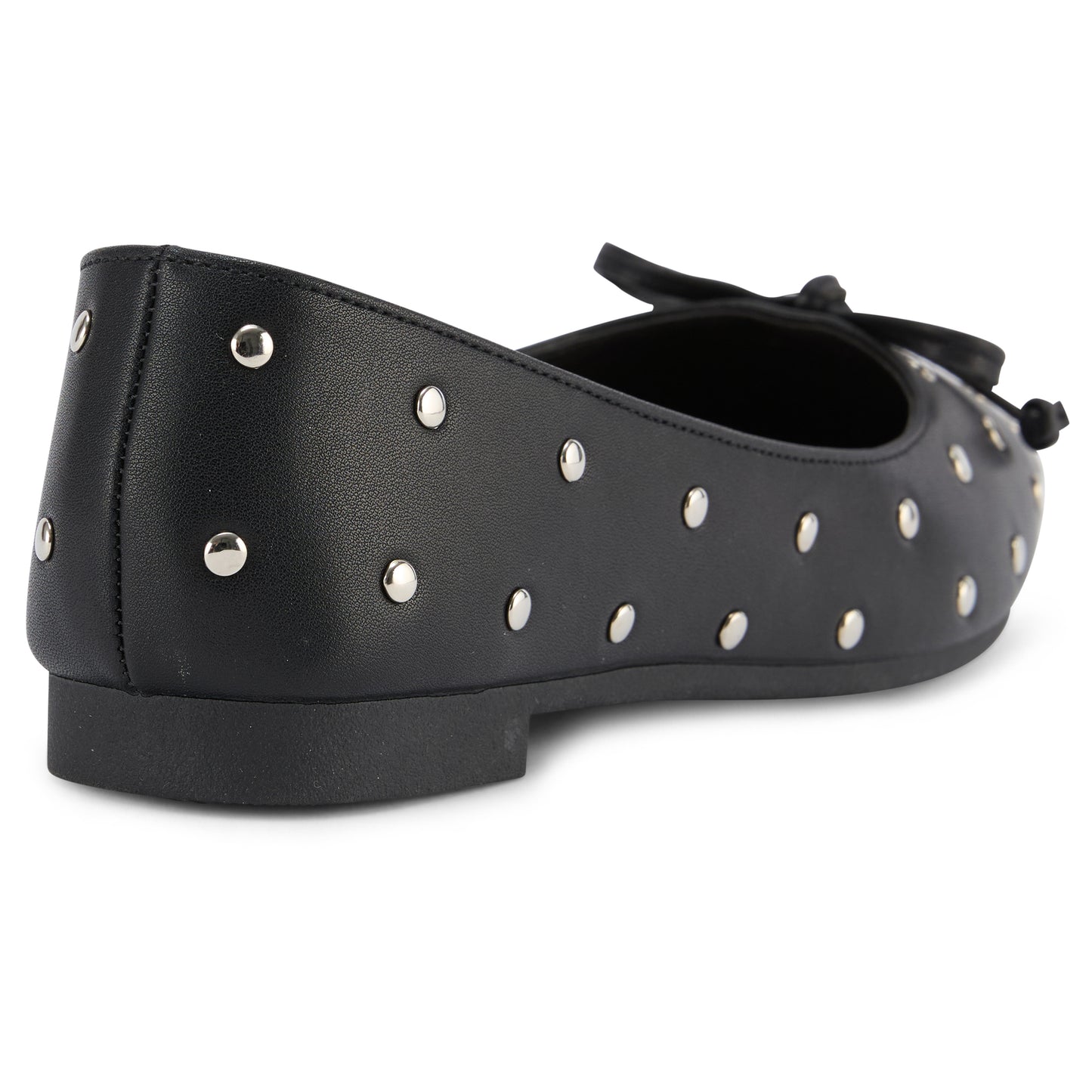 Almond Toe Studded Bow Ballet Flat (Lorry)