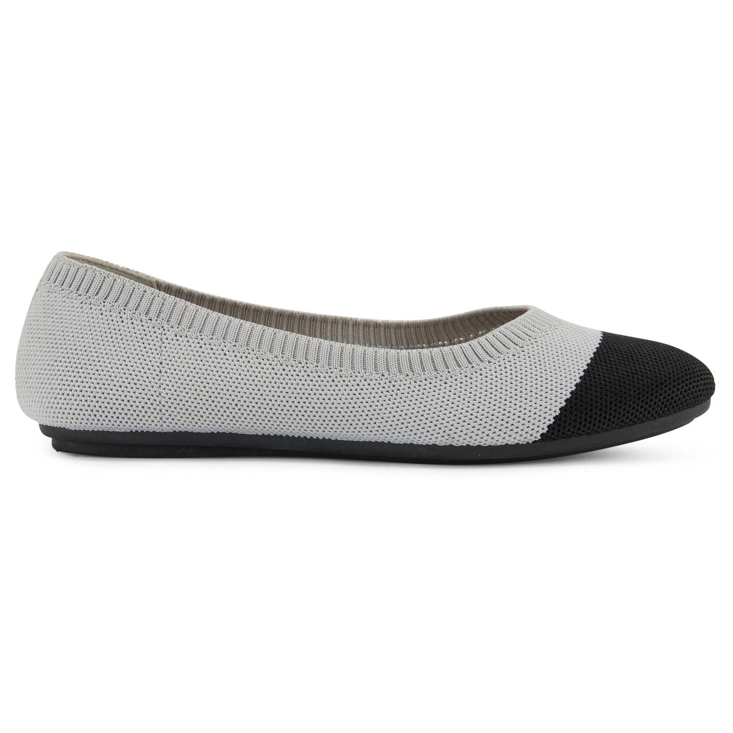 Colorblock Knit Ballet Flat (Nackle)