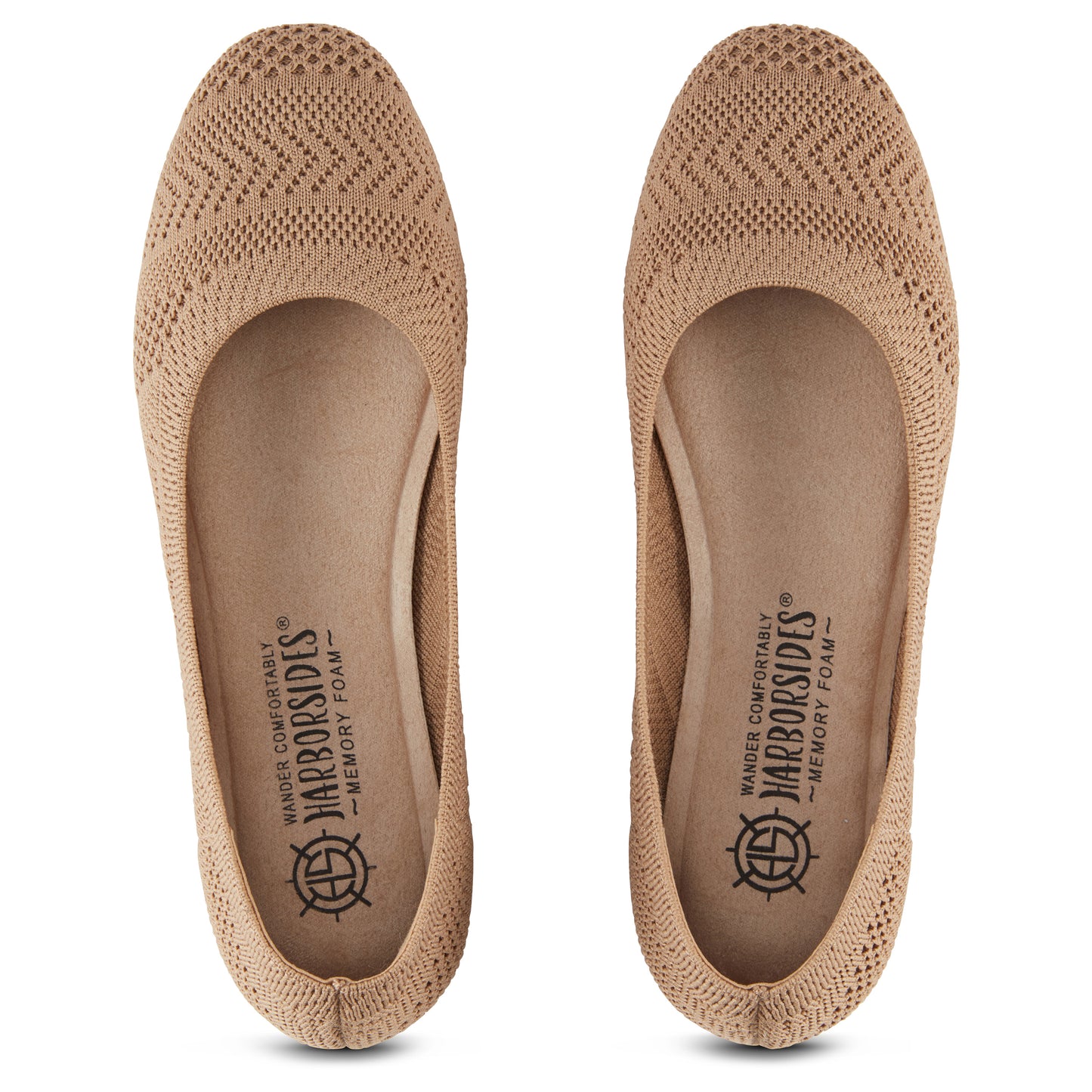 Round Toe Knit Flats (Nephis)