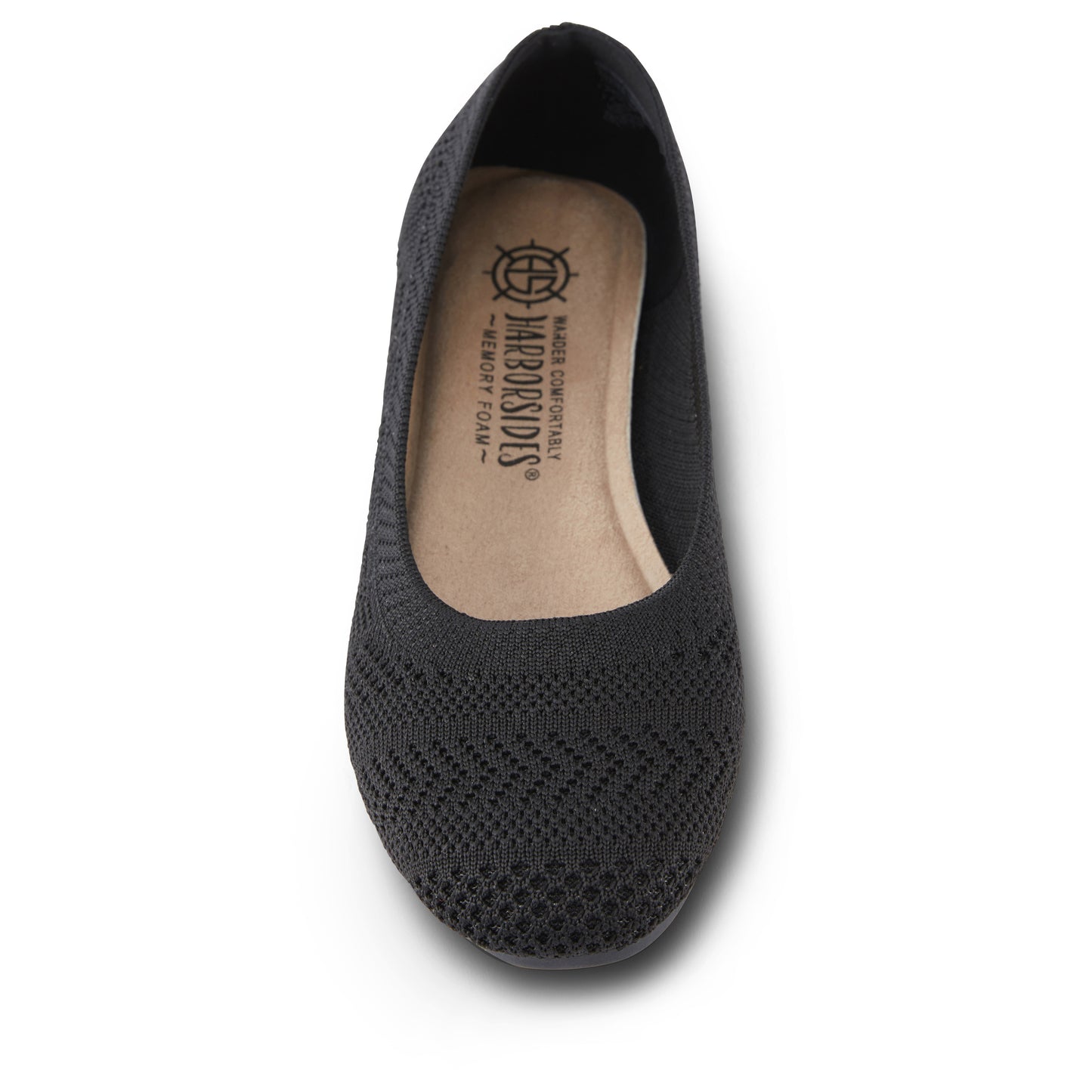 Round Toe Knit Flats (Nephis)