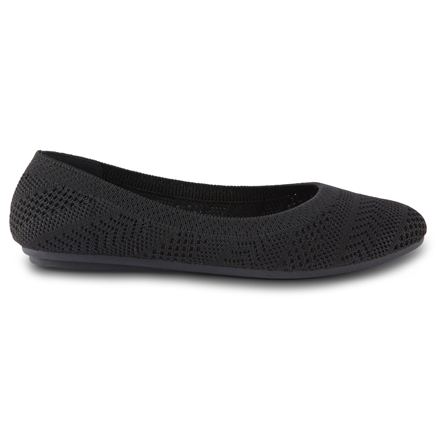 Round Toe Knit Flats (Nephis)