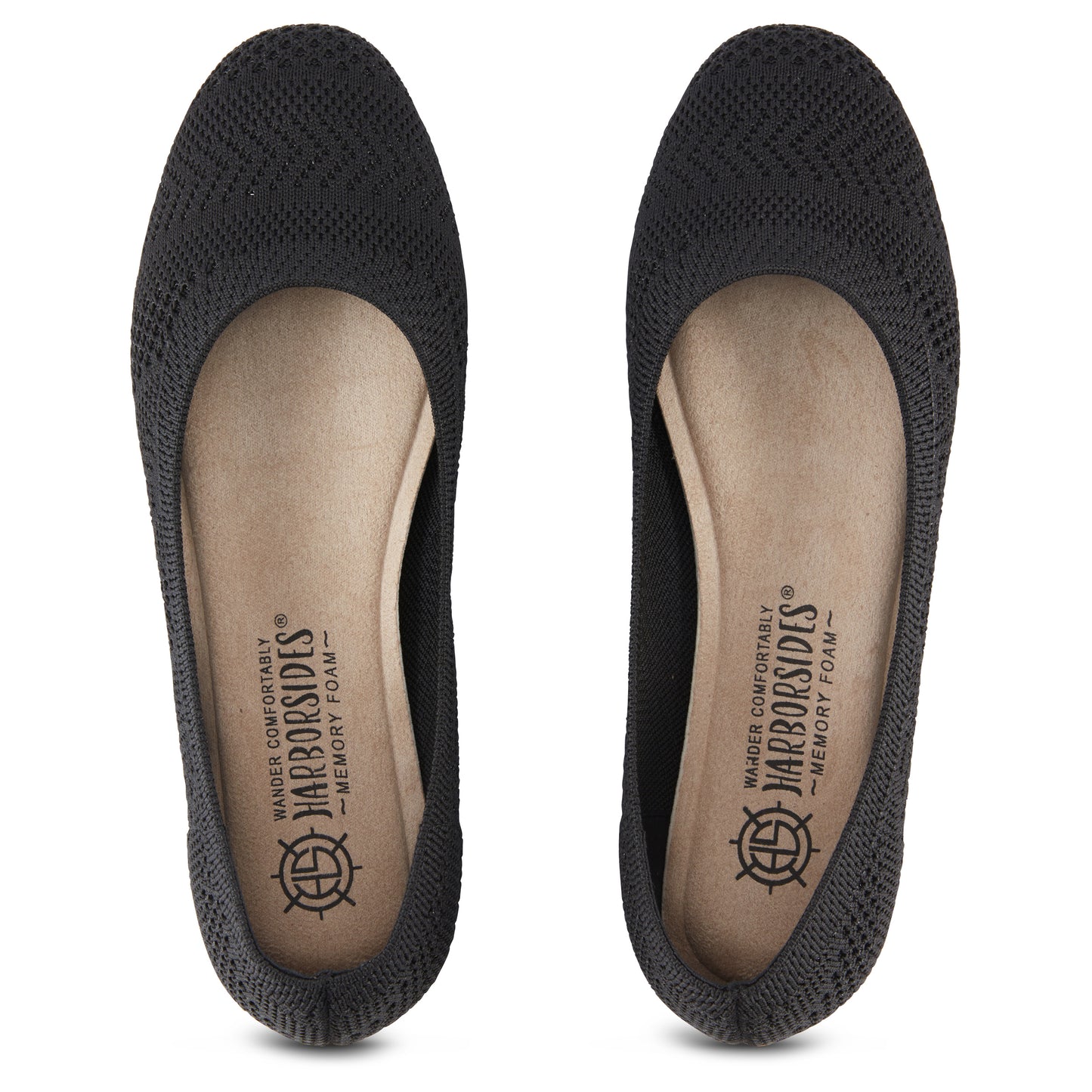 Round Toe Knit Flats (Nephis)