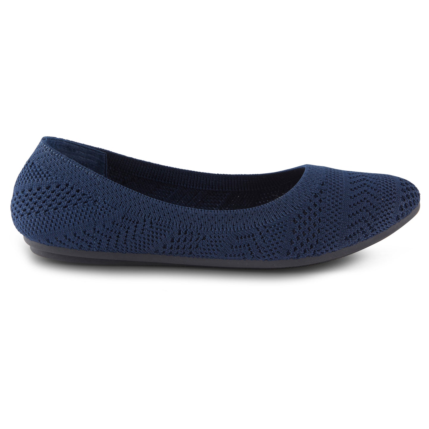 Round Toe Knit Flats (Nephis)