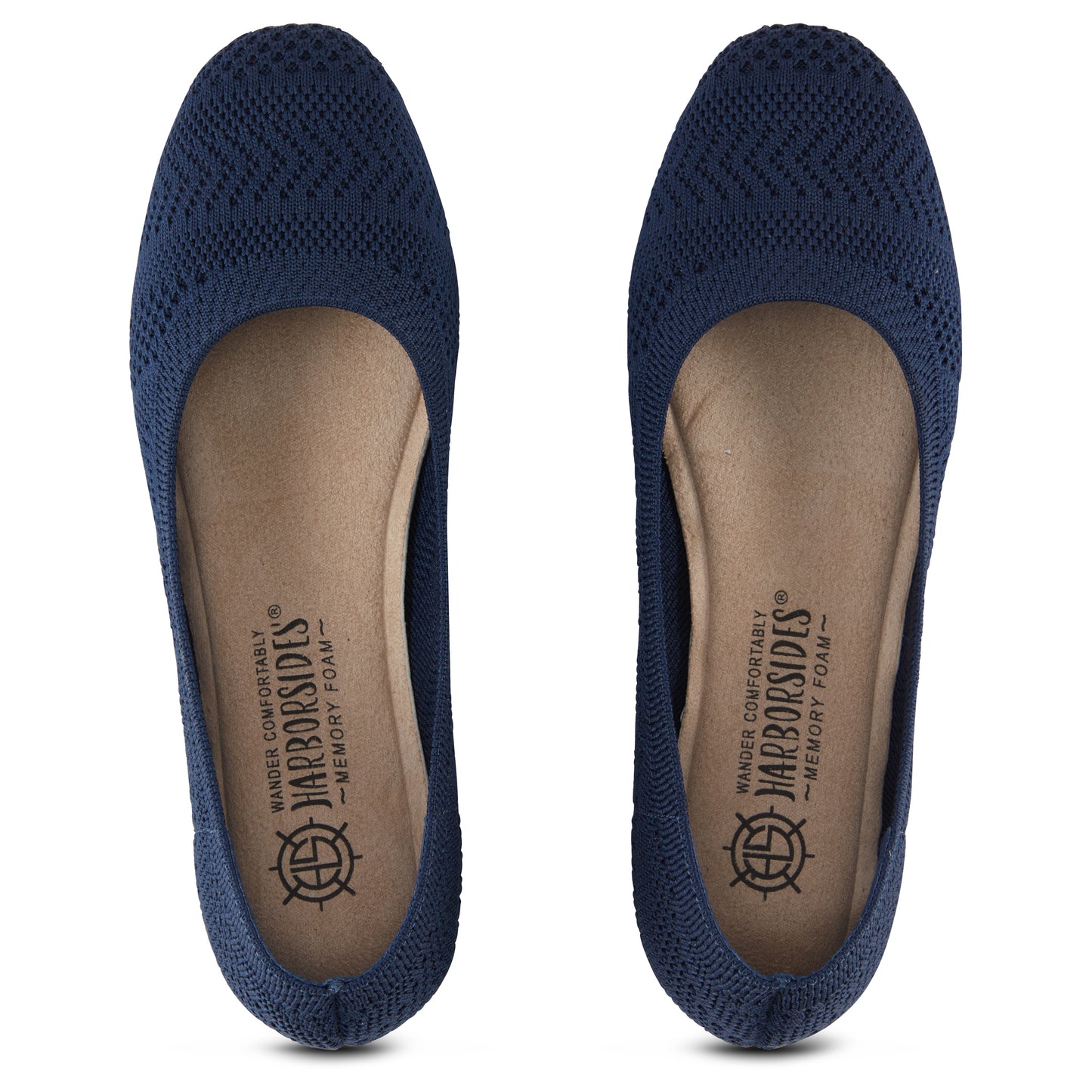 Round Toe Knit Flats (Nephis)