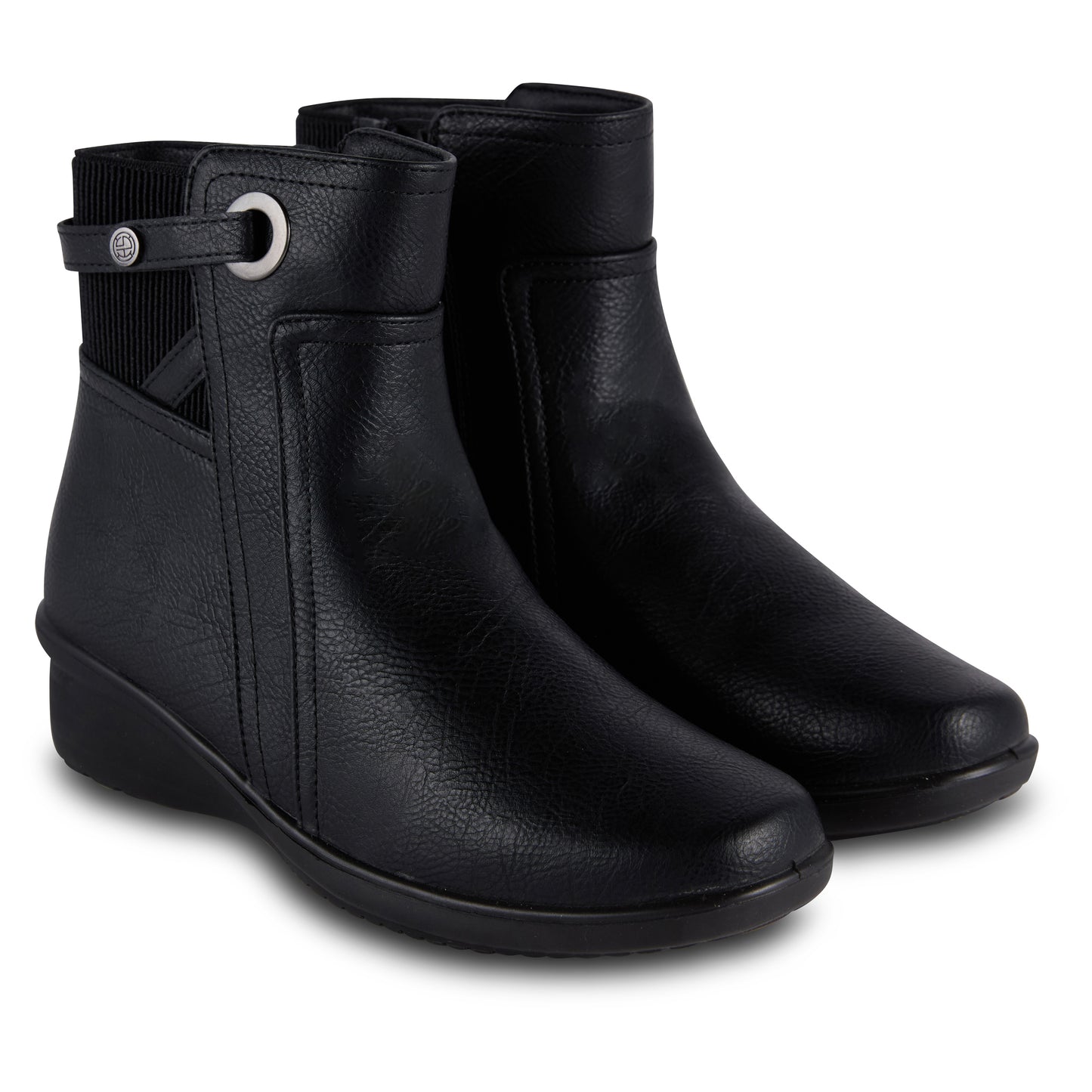 Faux Leather Booties (Nia)