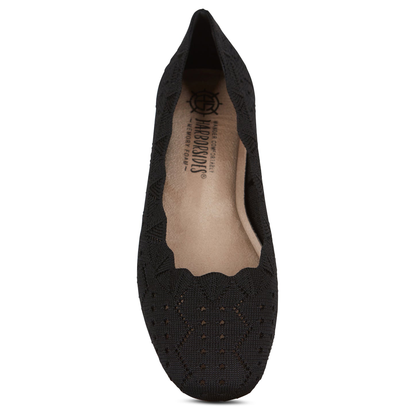Square Toe Knit Ballet Flat (Percy)