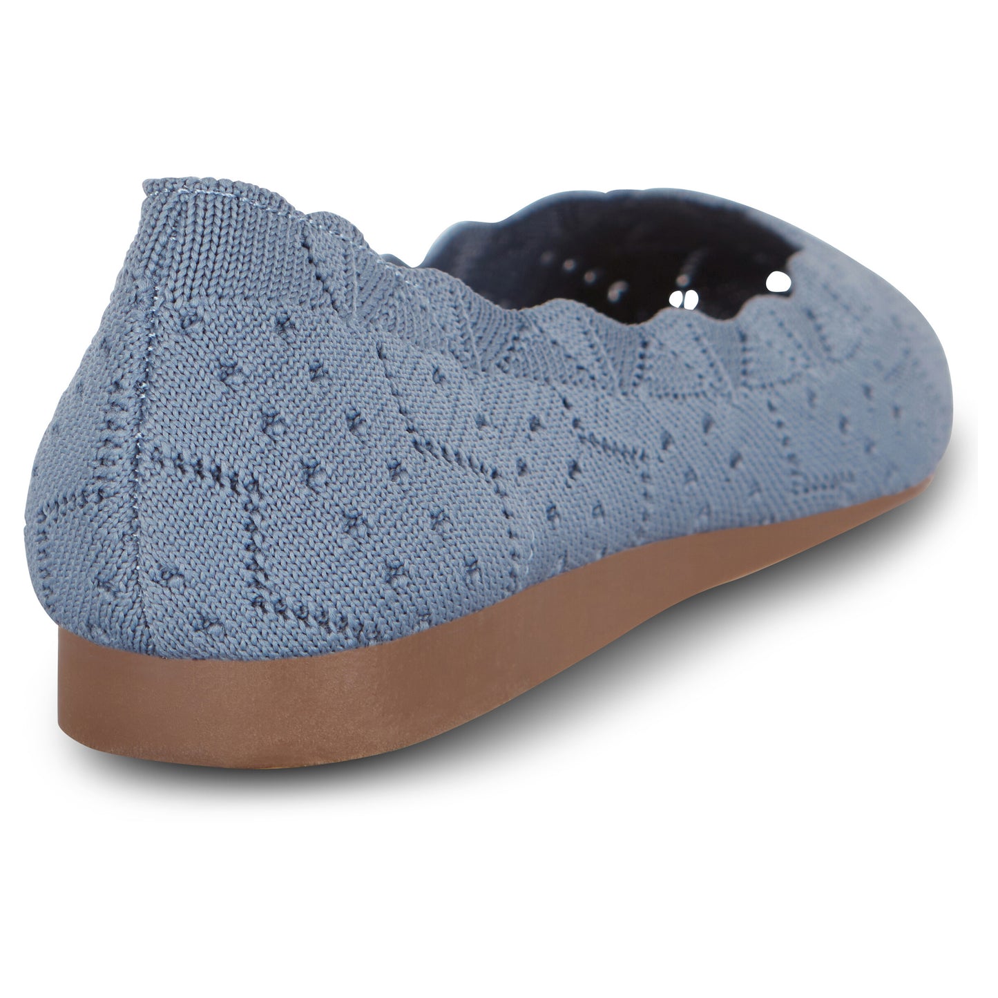 Square Toe Knit Ballet Flat (Percy)