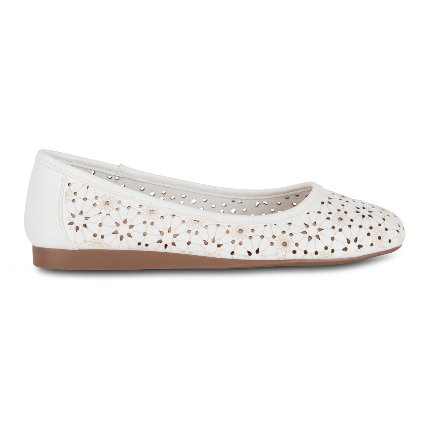 Square Toe Ballet Flat (Priscilla)