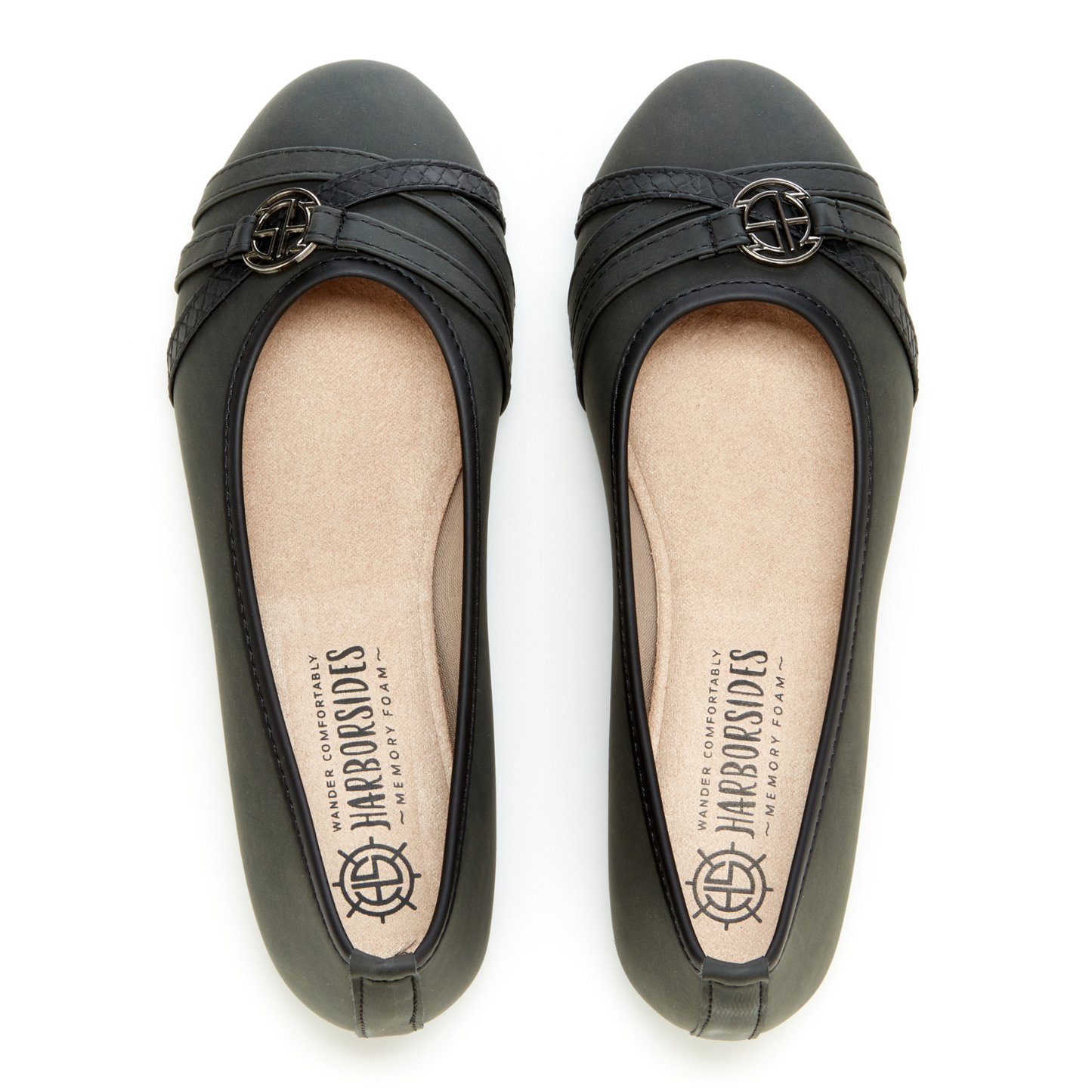 Round Toe Ornament Ballet Flats (Alina)