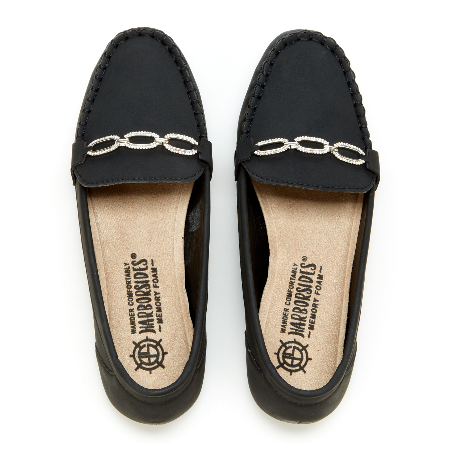Round Toe Chain Band Loafers (Nori)