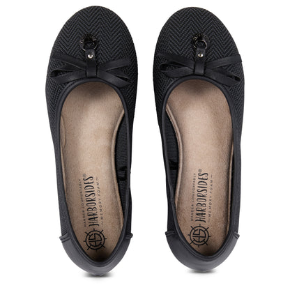 Round Toe Braided Ballet Flats (Arctic)