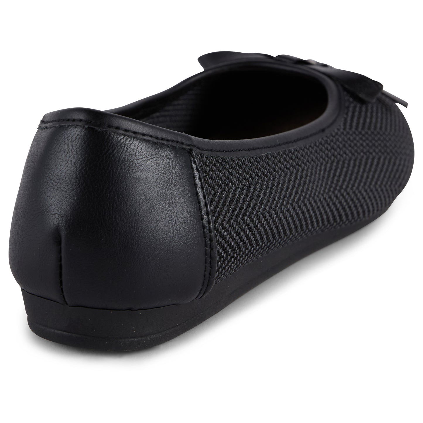 Round Toe Braided Ballet Flats (Arctic)