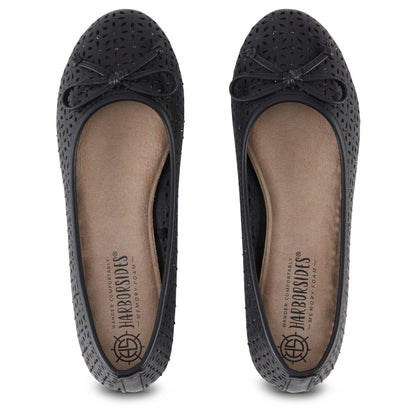 Round Toe Cutout Ballet Flat (Aryth)