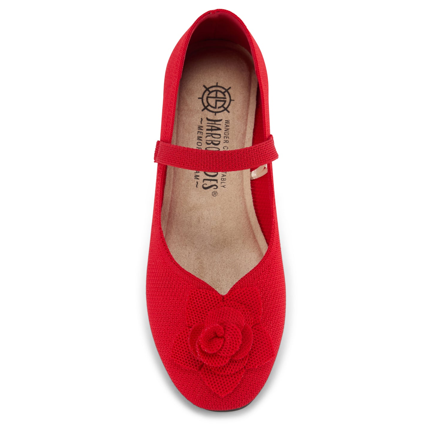 Round Toe Knit Mary-Jane Flat (Nebulus)