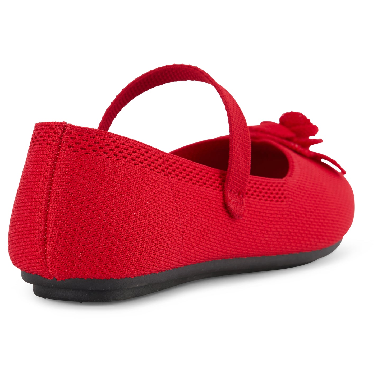 Round Toe Knit Mary-Jane Flat (Nebulus)