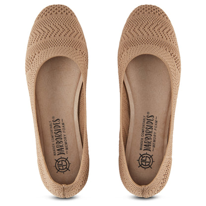 Round Toe Knit Flats (Nephis)