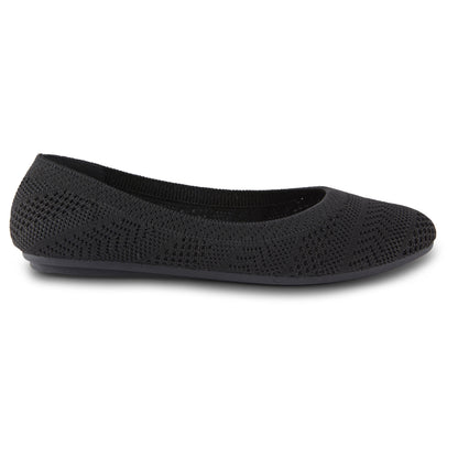 Round Toe Knit Flats (Nephis)