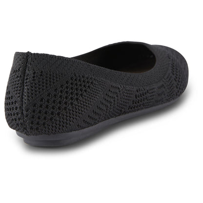 Round Toe Knit Flats (Nephis)