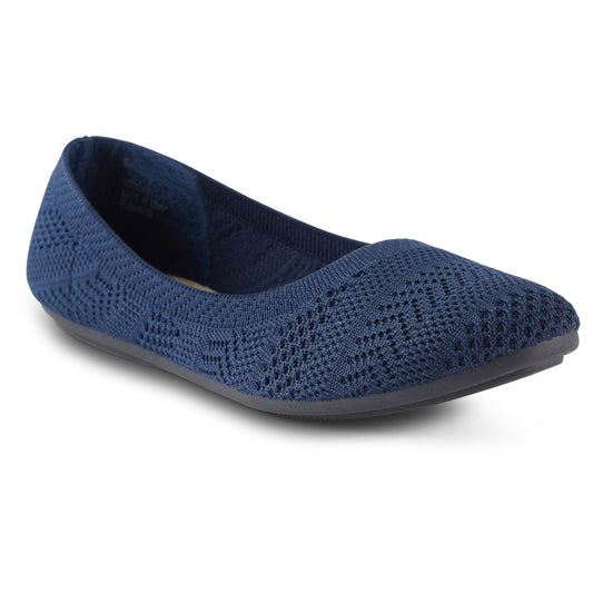 Round Toe Knit Flats (Nephis)