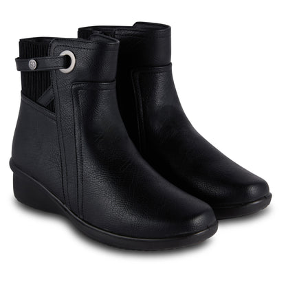 Faux Leather Booties (Nia)