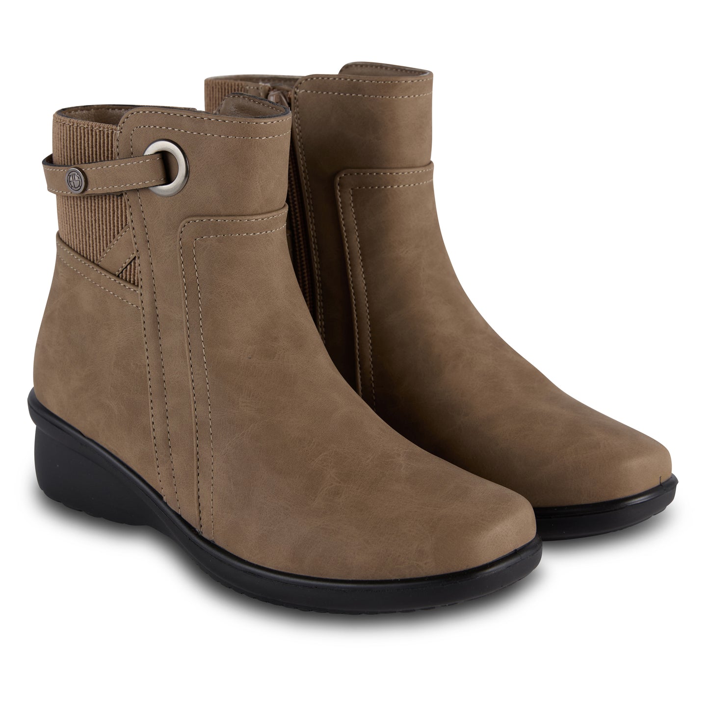 Faux Leather Booties (Nia)