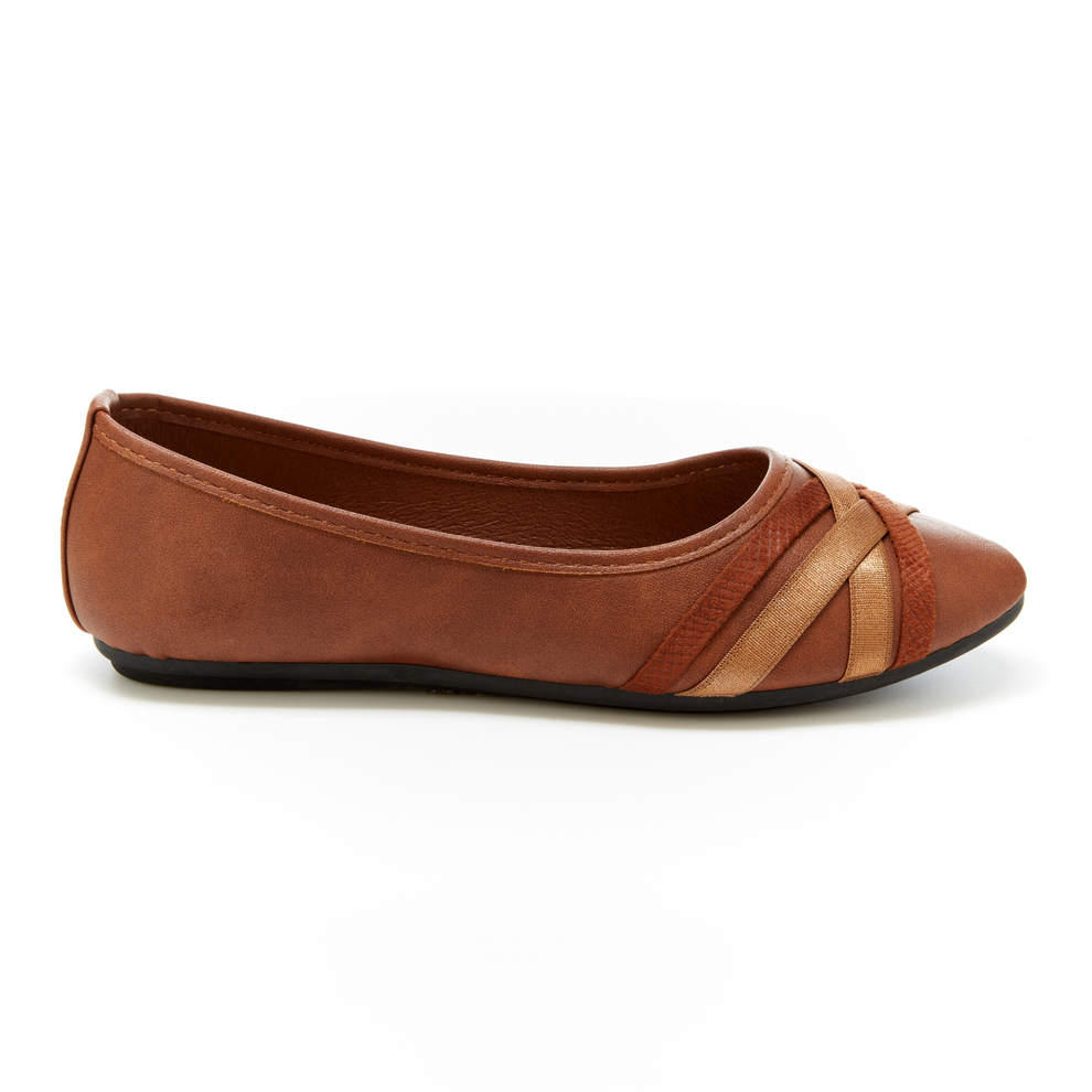 Round Toe Everyday Flats (Nadelyn) | Harborsides Shoes