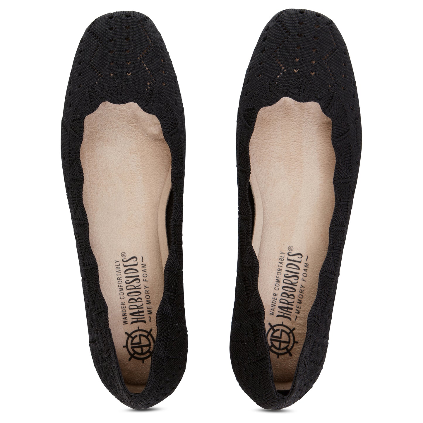 Square Toe Knit Ballet Flat (Percy)