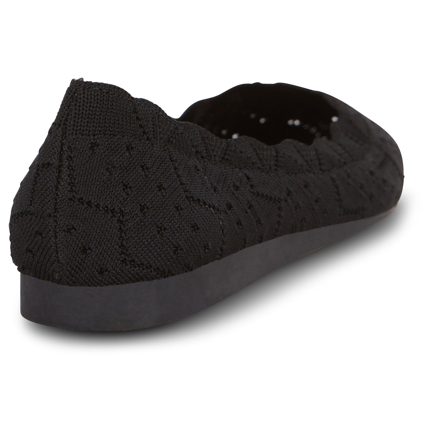 Square Toe Knit Ballet Flat (Percy)