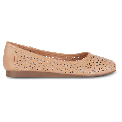 Square Toe Ballet Flat (Priscilla)