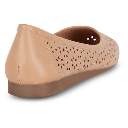 Square Toe Ballet Flat (Priscilla)