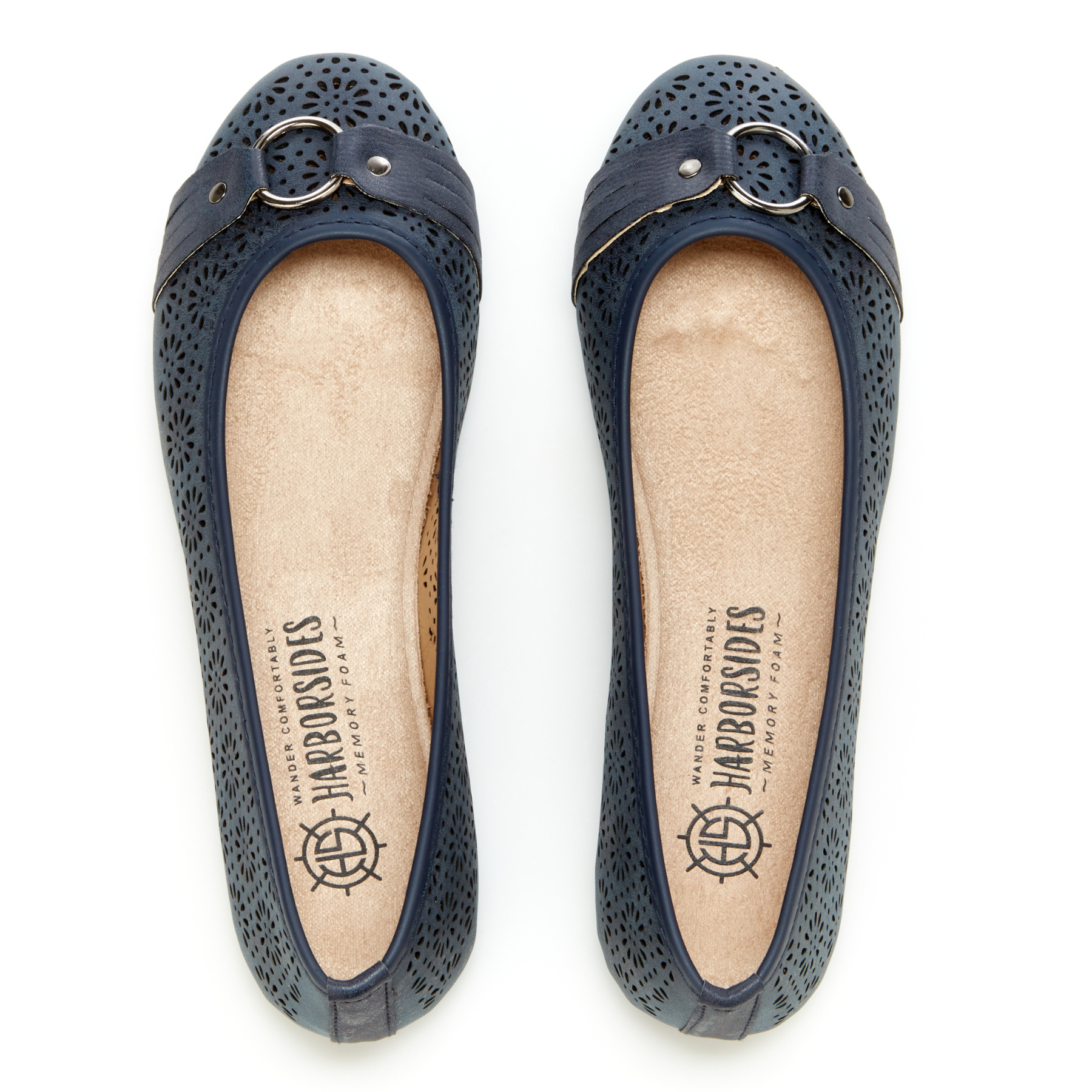 Harborsides Memory Foam Flat Shoes Harborsides Memory Foam Shoes